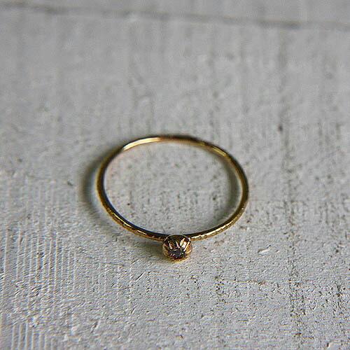 イロンデール エペパン hirondelle et pepin / k18 h-r-6-8-115 プチダイヤリング レディース 指輪 ギフト プレゼント 記念日 アクセサリー ジ… | hirondelle | 01