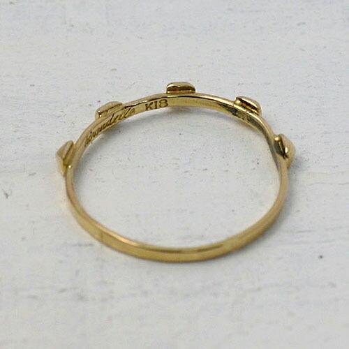 イロンデール エペパン hirondelle et pepin / hr-9s-253 k18 スタッズリング M レディース 指輪 ギフト プレゼント 記念日 アクセサリー ジュ… | hirondelle | 01