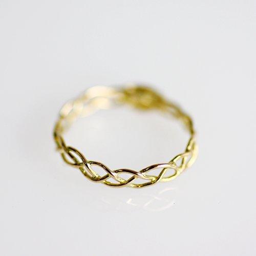 イロンデール エペパン hirondelle et pepin / k18 h-r-8-2-180　ブレイドリング レディース 指輪 ギフト プレゼント 記念日 アクセサリー ジュ… | hirondelle | 02