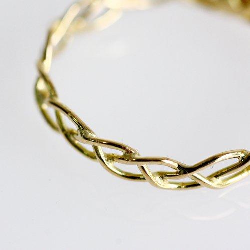 イロンデール エペパン hirondelle et pepin / k18 h-r-8-2-180　ブレイドリング レディース 指輪 ギフト プレゼント 記念日 アクセサリー ジュ… | hirondelle | 03