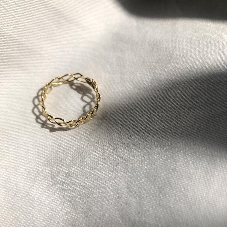 イロンデール エペパン hirondelle et pepin / k18 h-r-8-2-180　ブレイドリング レディース 指輪 ギフト プレゼント 記念日 アクセサリー ジュ… | hirondelle | 04