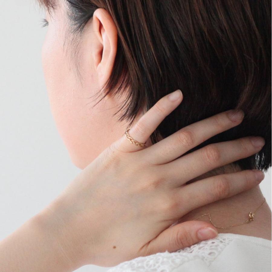 イロンデール エペパン hirondelle et pepin / k18 h-r-8-2-180　ブレイドリング レディース 指輪 ギフト プレゼント 記念日 アクセサリー ジュ… | hirondelle | 05