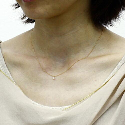 イロンデール エペパン hirondelle et pepin / k18 h-n-6-6-109 ルースダイヤネックレス レディース ギフト プレゼント アクセサリー ジュエリ… | hirondelle | 02