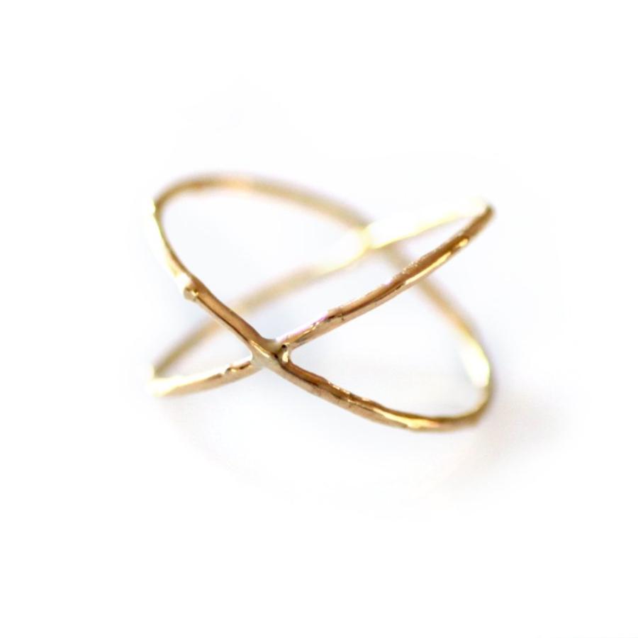 イロンデール エペパン hirondelle et pepin / k18 h-r-7-2-138 Xリング レディース 指輪 ギフト プレゼント 記念日 アクセサリー ジュエリー 2… | hirondelle