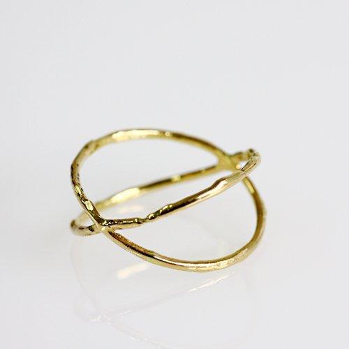 イロンデール エペパン hirondelle et pepin / k18 h-r-7-2-138 Xリング レディース 指輪 ギフト プレゼント 記念日 アクセサリー ジュエリー 2… | hirondelle | 02