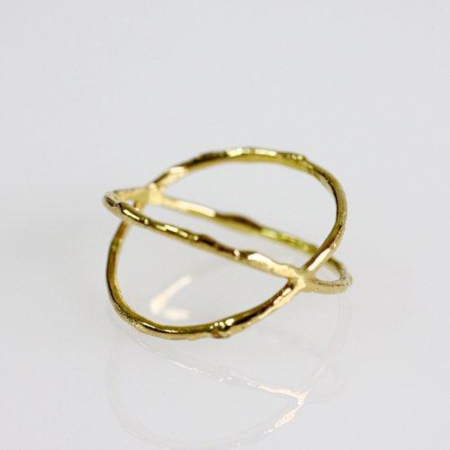 イロンデール エペパン hirondelle et pepin / k18 h-r-7-2-138 Xリング レディース 指輪 ギフト プレゼント 記念日 アクセサリー ジュエリー 2… | hirondelle | 03