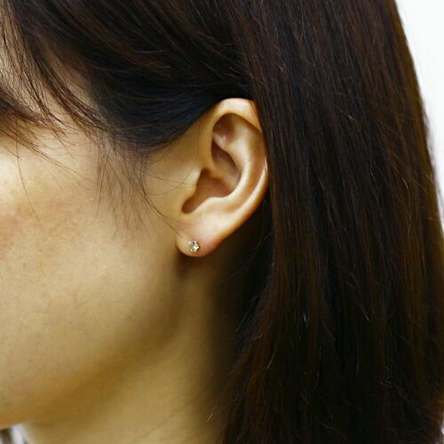 イロンデール エペパン hirondelle et pepin / k18 hp-309 ブラウンダイヤピアス (片耳タイプ) レディース ギフト プレゼント アクセサリー ジ… | hirondelle | 02