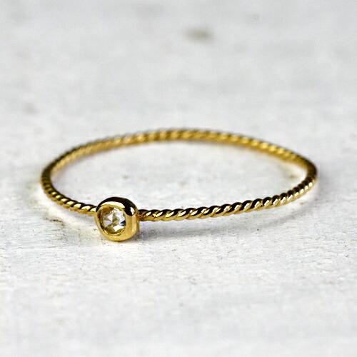 イロンデール エペパン hirondelle et pepin / k18 hr-292 ミニローズカットダイヤリング レディース 指輪 ギフト プレゼント 記念日 アクセサ… | hirondelle | 01