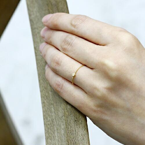 イロンデール エペパン hirondelle et pepin / k18 hr-292 ミニローズカットダイヤリング レディース 指輪 ギフト プレゼント 記念日 アクセサ… | hirondelle | 03