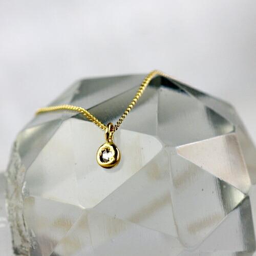 イロンデール エペパン hirondelle et pepin / k18 hn-287 ミニローズカットダイヤネックレス レディース ギフト プレゼント アクセサリー ジュ… | hirondelle | 01