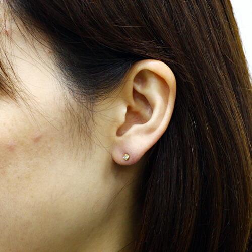 イロンデール エペパン hirondelle et pepin / k18 hp-308 ローズカットダイヤピアス (片耳タイプ) レディース ギフト プレゼント アクセサリー… | hirondelle | 02