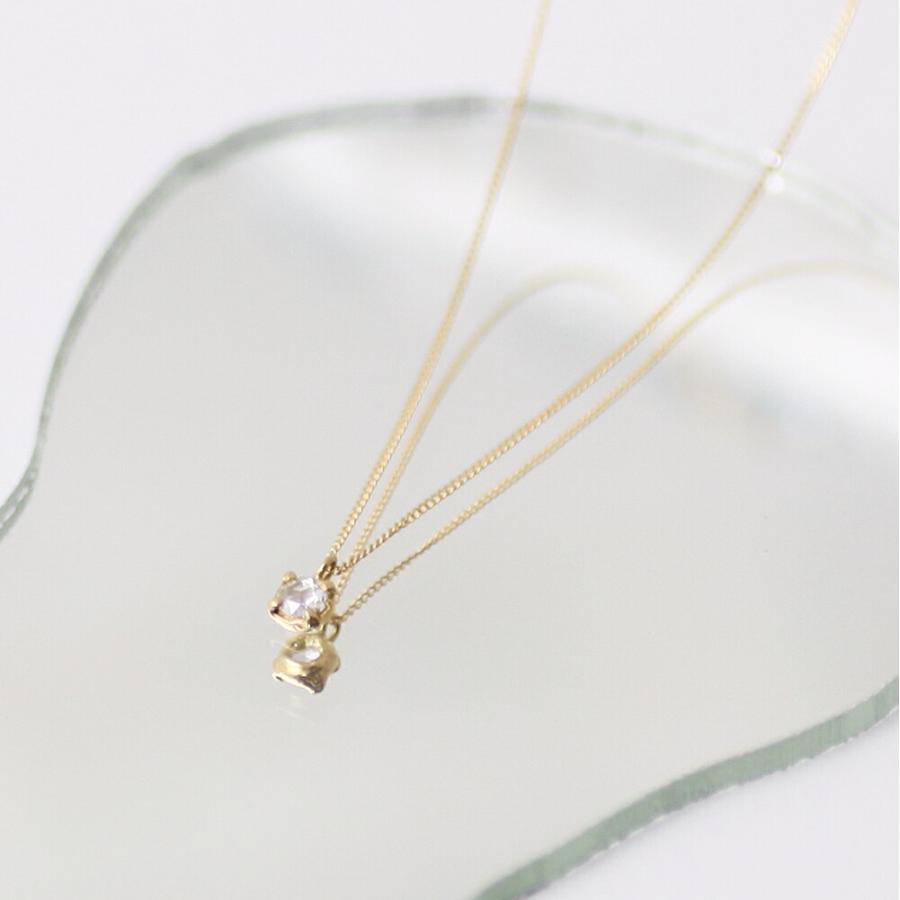 イロンデール エペパン hirondelle et pepin / k18 hn-289 ローズカットダイヤネックレス レディース ギフト プレゼント アクセサリー ジュエリ… | hirondelle | 02