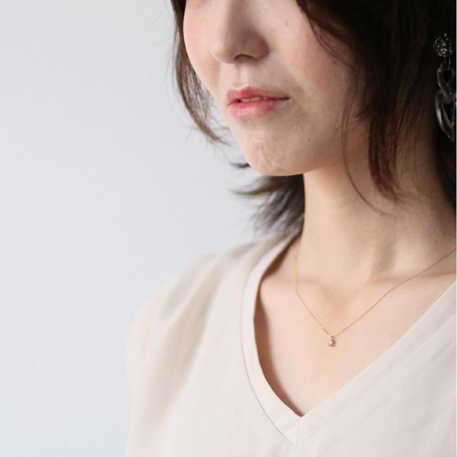イロンデール エペパン hirondelle et pepin / k18 hn-289 ローズカットダイヤネックレス レディース ギフト プレゼント アクセサリー ジュエリ… | hirondelle | 04