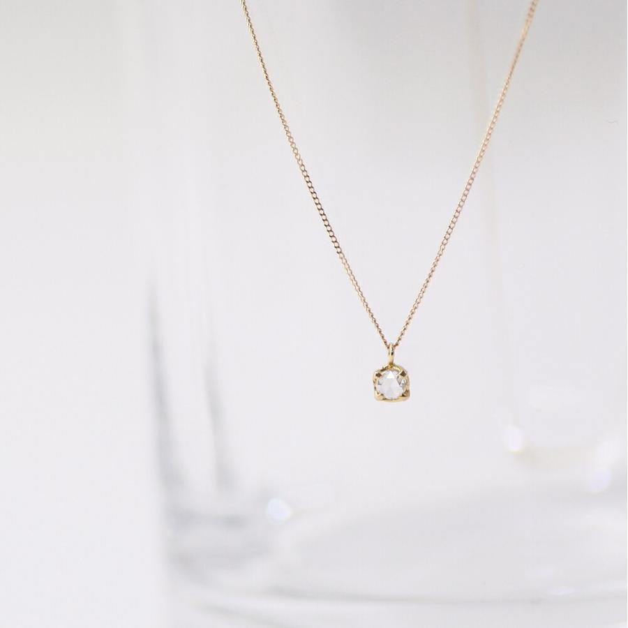 イロンデール エペパン hirondelle et pepin / k18 hn-289 ローズカットダイヤネックレス レディース ギフト プレゼント アクセサリー ジュエリ… | hirondelle | 05