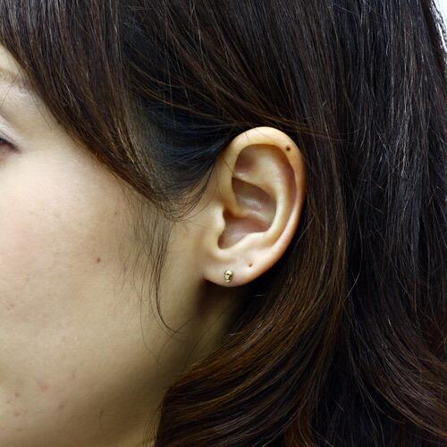 イロンデール エペパン hirondelle et pepin / k18 h-p-6-2-69 スカルピアス  （両耳タイプ） レディース ギフト プレゼント アクセサリー ジュ… | hirondelle | 02