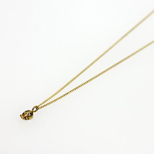 イロンデール エペパン hirondelle et pepin / k18 h-n-8-2-177 スカルネックレス - ダイヤ レディース ギフト プレゼント アクセサリー ジュエ… | DAIYA（ゴルフ用品、日用品）