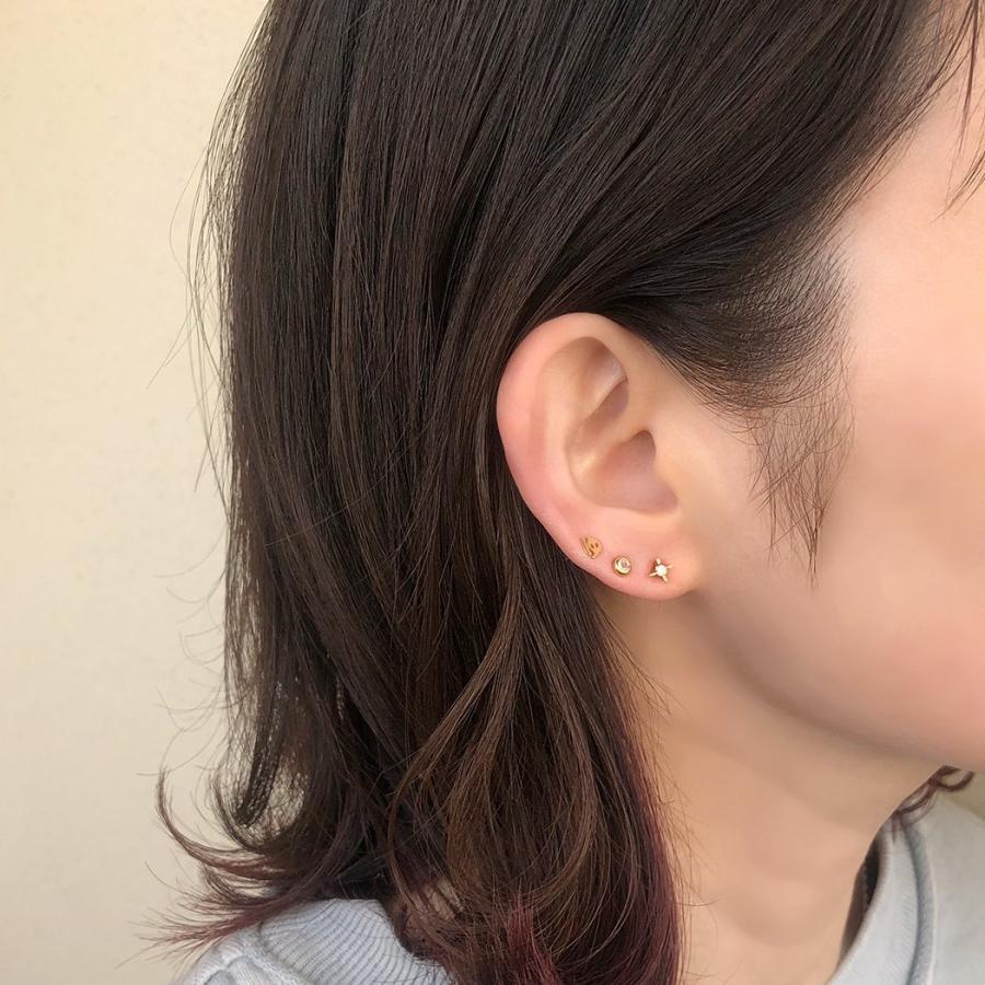 イロンデール エペパン hirondelle et pepin / k18 h-p-6-2-66 立て爪ピアス（片耳タイプ） レディース ギフト プレゼント アクセサリー ジュエ… | hirondelle | 04