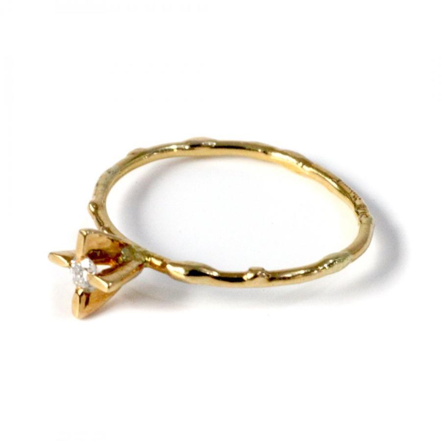 イロンデール エペパン hirondelle et pepin / k18 h-r-5-7-72 立て爪リング レディース 指輪 ギフト プレゼント 記念日 アクセサリー ジュエリ… | hirondelle