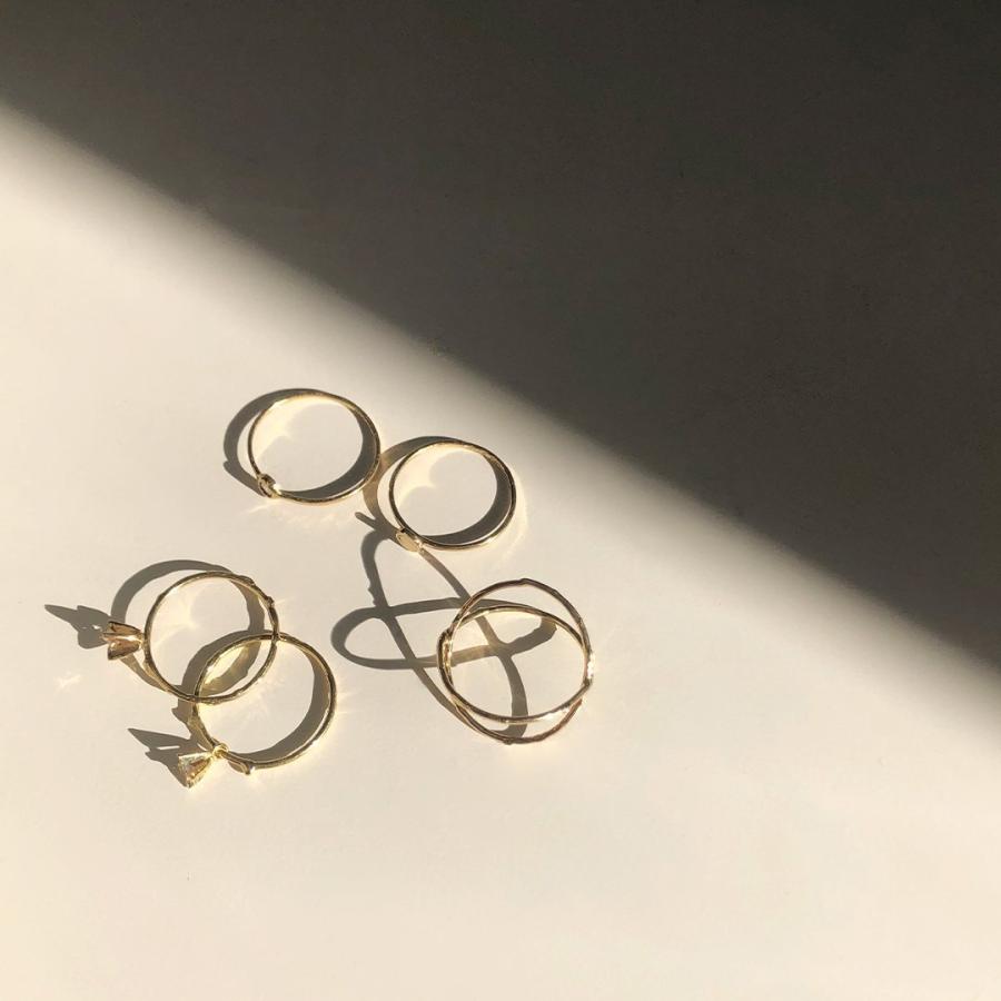 イロンデール エペパン hirondelle et pepin / k18 h-r-5-7-72 立て爪リング レディース 指輪 ギフト プレゼント 記念日 アクセサリー ジュエリ… | hirondelle | 04