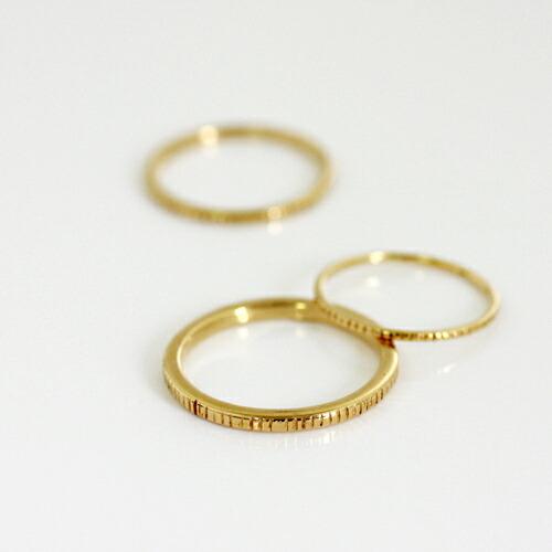 イロンデール エペパン hirondelle et pepin / k18 h-r-7-7-159 刻み目リング S レディース 指輪 ギフト プレゼント 記念日 アクセサリー ジュ… | hirondelle | 01