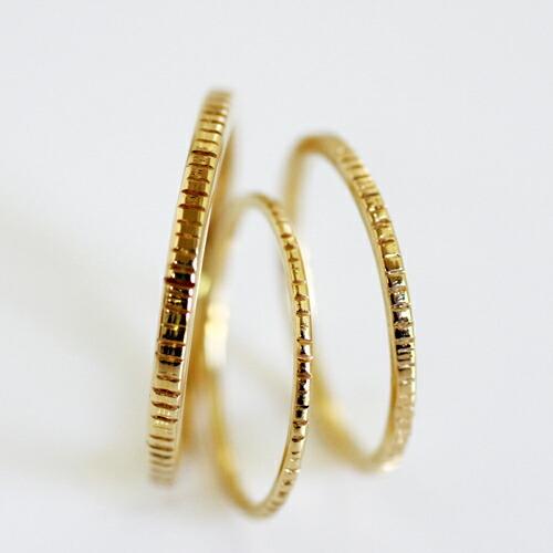 イロンデール エペパン hirondelle et pepin / k18 h-r-7-7-159 刻み目リング S レディース 指輪 ギフト プレゼント 記念日 アクセサリー ジュ… | hirondelle | 02