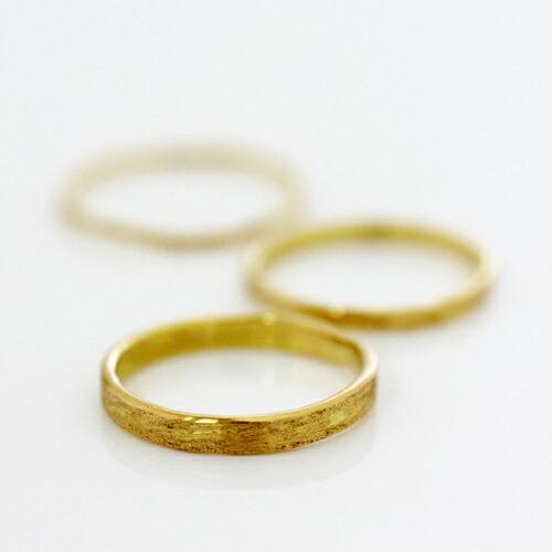 イロンデール エペパン hirondelle et pepin / k18 hr-9-2-223 シャイニーマットリング L レディース 指輪 ギフト プレゼント 記念日 アクセサ… | hirondelle | 02