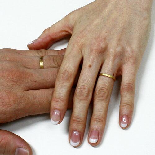 イロンデール エペパン hirondelle et pepin / k18 hr-9-2-222 シャイニーマットリング M レディース 指輪 ギフト プレゼント 記念日 アクセサ… | hirondelle | 04