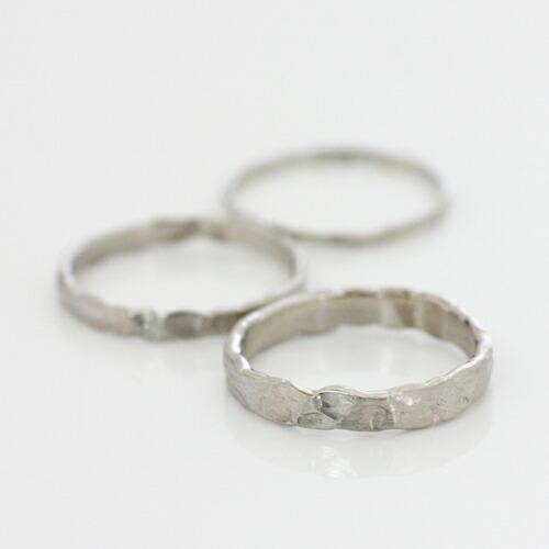 イロンデール エペパン hirondelle et pepin / pt pr-10w-13 エンボスマットリング S レディース 指輪 ギフト プレゼント 記念日 アクセサリー … | hirondelle | 02