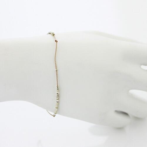 sinc（シンク） / ストリング＆シードブレスレット - シルバー レディース シンプル 大人 上品 綺麗 プレゼント ギフト 贈り物 アクセサリー ジュエリー 20代 … |  | 01