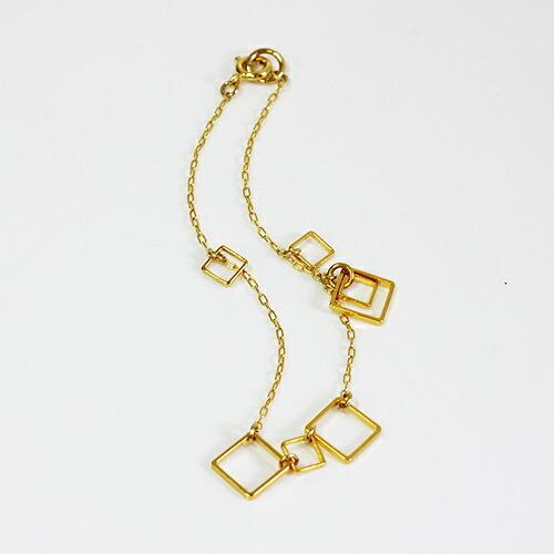 sinc（シンク） / スクエアモチーフ ブレスレット レディース シンプル 大人 上品 綺麗 プレゼント ギフト 贈り物 アクセサリー ジュエリー 20代 30代 40代 50… | 