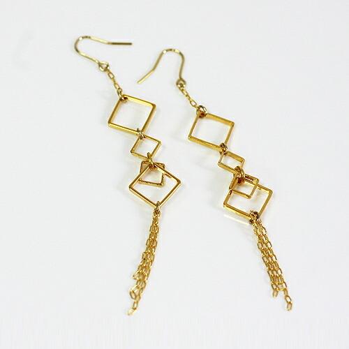 sinc（シンク） / スクエアモチーフ  ピアス レディース シンプル 大人 上品 綺麗 プレゼント ギフト 贈り物 アクセサリー ジュエリー 20代 30代 40代 50代 60代 |  | 01