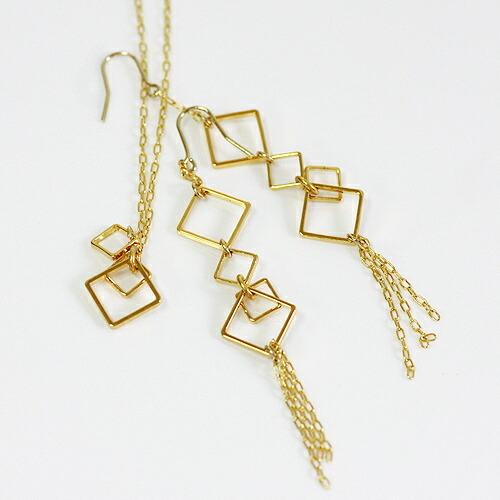 sinc（シンク） / スクエアモチーフ  ピアス レディース シンプル 大人 上品 綺麗 プレゼント ギフト 贈り物 アクセサリー ジュエリー 20代 30代 40代 50代 60代 |  | 02