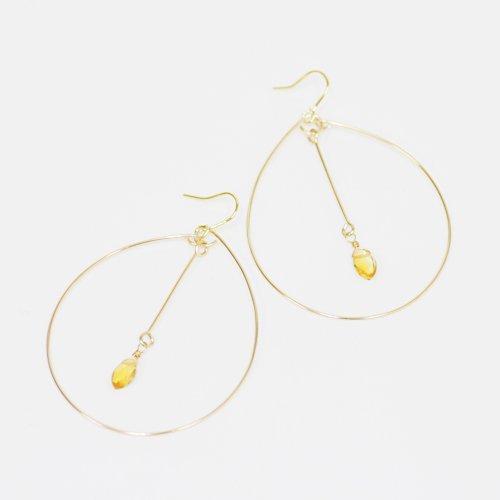 sinc（シンク） /  シトリン モーション ピアス レディース シンプル 大人 上品 綺麗 ギフト アクセサリー ジュエリー 20代 30代 40代 50代 60代 プチギフト … |  | 03