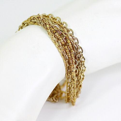 sinc（シンク） / 【廃番商品】ゴールド10連 ブレスレット レディース プレゼント ギフト 贈り物 アクセサリー ジュエリー 20代 30代 40代 50代… |  | 02