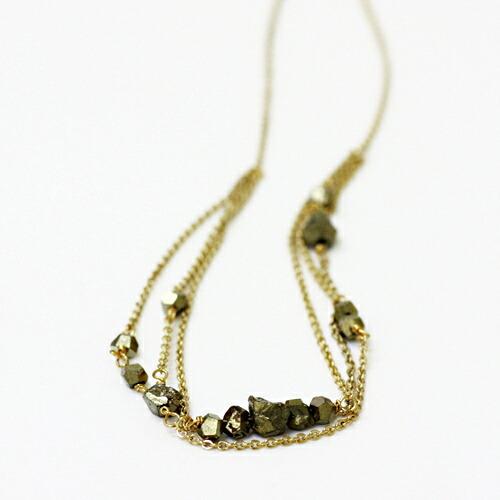 sinc（シンク） / パイライト ネックレス レディース シンプル 大人 上品 綺麗 プレゼント ギフト 贈り物 アクセサリー ジュエリー 20代 30代 40代 50代 60代 | 