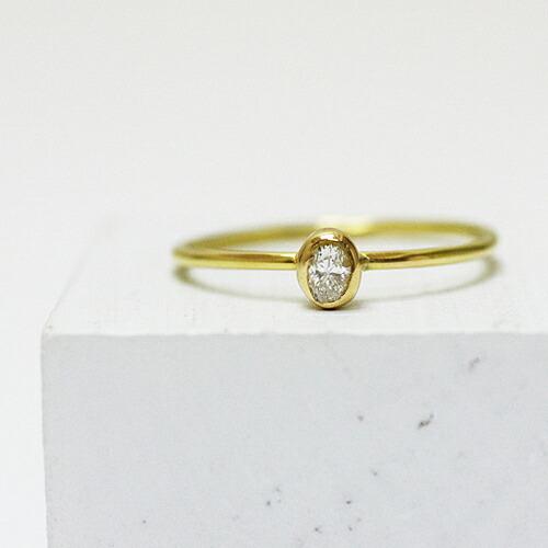 イロンデール エペパン hirondelle et pepin / k18 hr-358 オーバルダイヤリング レディース 指輪 ギフト プレゼント 記念日 アクセサリー ジュ… | hirondelle