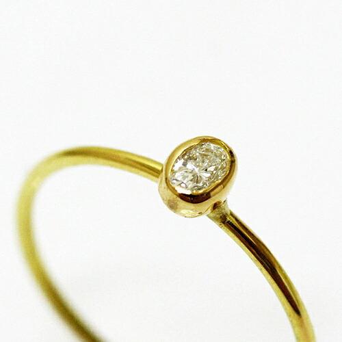 イロンデール エペパン hirondelle et pepin / k18 hr-358 オーバルダイヤリング レディース 指輪 ギフト プレゼント 記念日 アクセサリー ジュ… | hirondelle | 01