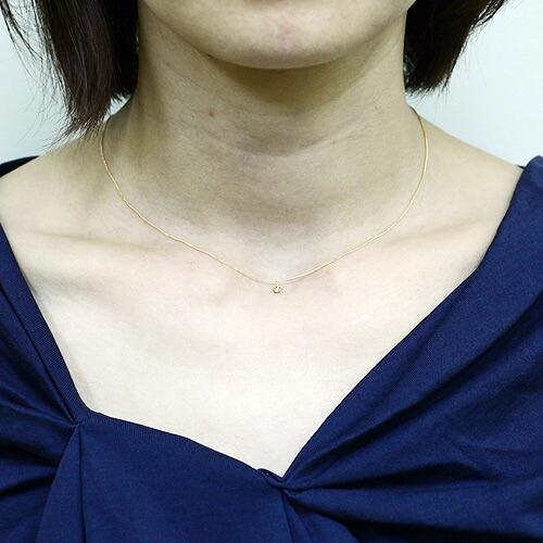 イロンデール エペパン hirondelle et pepin / k18 hn-334 ミニ4つ爪ブラウンダイヤ ネックレス レディース ギフト プレゼント アクセサリー ジ… | hirondelle | 02