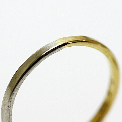 イロンデール エペパン hirondelle et pepin / pt pr-52 平打ちコンビリング - ナロー レディース 指輪 ギフト プレゼント 記念日 アクセサリー… | hirondelle