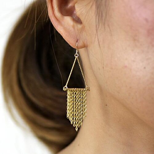sinc（シンク） / triangle fringe ピアス レディース シンプル 大人 上品 綺麗 プレゼント ギフト 贈り物 アクセサリー ジュエリー 20代 30代 40代 50代 60代 | Triangle（BALENCIAGA） | 02