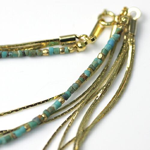 sinc（シンク） / ターコイズ×チェーン ブレスレット レディース プレゼント ギフト 贈り物 アクセサリー ジュエリー 20代 30代 40代 50代 60代 |  | 01