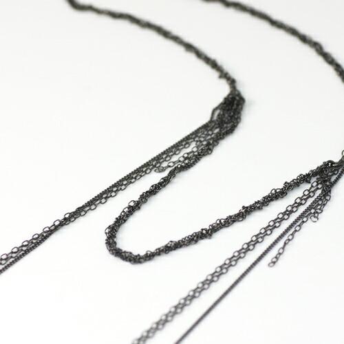 sinc（シンク） / 【廃番商品】Mix Chain ネックレス - ブラック レディース プレゼント ギフト 贈り物 アクセサリー ジュエリー 20代 30代 40… |  | 01