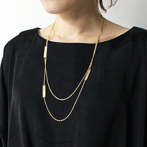 sinc（シンク） / rectangle plate ロングネックレス レディース シンプル 大人 上品 綺麗 プレゼント ギフト 贈り物 アクセサリー ジュエリー … | rectangle | 02