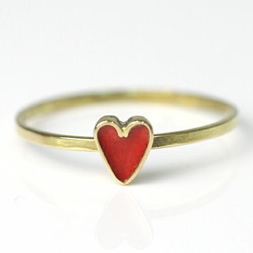 イロンデール エペパン hirondelle et pepin / k18 hr-386 七宝ハート リング レディース 指輪 ギフト プレゼント 記念日 アクセサリー ジュエ… | hirondelle