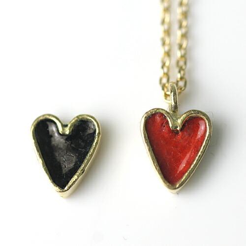 イロンデール エペパン hirondelle et pepin / k18 hn-367 七宝ハート ネックレス レディース ギフト プレゼント アクセサリー ジュエリー 20代… | hirondelle | 01