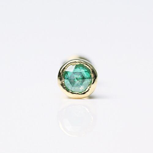 イロンデール エペパン hirondelle et pepin / k18 hp-385 レイヤーピアス (片耳タイプ) - エメラルド×ダイヤ レディース ギフト プレゼント … | hirondelle | 01