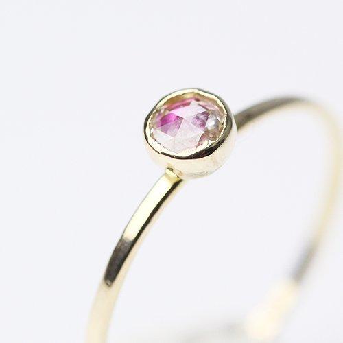 イロンデール エペパン hirondelle et pepin / k18 hr-379 レイヤーリング - ルビー×ダイヤ レディース 指輪 ギフト プレゼント 記念日 アクセ… | hirondelle | 01