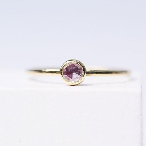 イロンデール エペパン hirondelle et pepin / k18 hr-379 レイヤーリング - ルビー×ダイヤ レディース 指輪 ギフト プレゼント 記念日 アクセ… | hirondelle | 02