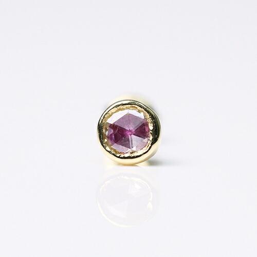 イロンデール エペパン hirondelle et pepin / k18 hp-386 レイヤーピアス (片耳タイプ) - ルビー×ダイヤ レディース ギフト プレゼント アク… | hirondelle | 01