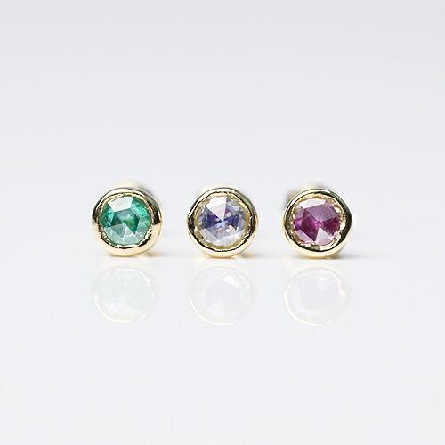 イロンデール エペパン hirondelle et pepin / k18 hp-387 レイヤーピアス (片耳タイプ) - サファイア×ダイヤ レディース ギフト プレゼント … | hirondelle | 03